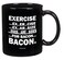 Funny Guy Mugs Eggs Are Sides For Bacon Ceramic Coffee Mug 11oz Ideal Funny Coffee Mug for Women and Men Hilarious Novelty Coffee Cup with Witty Sayings