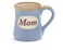 burton+BURTON Mom Porcelain Blue Coffee Tea Mug Cup 18oz Gift Box Holds Childs HandsHearts