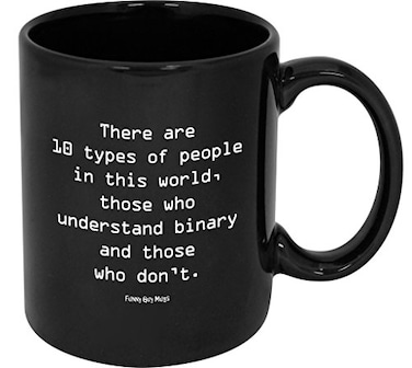 Funny Guy Mugs There Are 10 Types of People Ceramic Coffee Mug 11oz Ideal Funny Coffee Mug for Women and Men Hilarious Novelty Coffee Cup with Witty Sayings