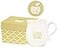 X&O PAPER XO Paper Goods White and Gold Teachers Plant Seeds That Grow a Lifetime Porcelain Coffee Mug 16 fl Oz