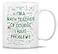 Retreez Funny Mug Im A Math Teacher Of Course I Have Problems 11 Oz Ceramic Coffee Mugs Funny Sarcastic Motivational Inspirational birthday gifts for friends coworkers siblings dad or mom