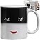 Chuzy Chef Color Changing Funny Mug Magic Coffee Tea Heat Changing Sensitive Cup 12 oz White Face Design Drinkware Ceramic Mugs Morning Birthday Christmas Gift Idea for Mom Dad Women Men