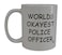 Rogue River Tactical Funny Coffee Mug Wolds Okayest Police Officer Novelty Cup Great Gift Idea For Office Gag White Elephant Humor Cop Law Enforcement Police Officer