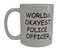 Rogue River Tactical Funny Coffee Mug Wolds Okayest Police Officer Novelty Cup Great Gift Idea For Office Gag White Elephant Humor Cop Law Enforcement Police Officer
