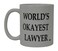 Rogue River Tactical Worlds Okayest Lawyer Funny Coffee Mug Gift For Attorney Novelty Cup Law Office