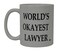 Rogue River Tactical Worlds Okayest Lawyer Funny Coffee Mug Gift For Attorney Novelty Cup Law Office