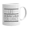 Bubble Hugs Dance Coffee Mug 11 oz Coffee Mug Tea Cup with Funny Quotes Unique Dance Teacher GiftsIdea for Pole Dancers Ballroom Dancer Party Club Party People