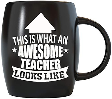 MUG A DAY 16oz Teaching Gifts Classroom Decorations What An Awesome Teacher Looks Like for Worlds Best Teacher Ever Special Birthday or Christmas Novelty Gag Gift Idea Ceramic Coffee Mug Tea Cup