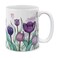 MUGBREW 11 OZ Coffee Mug Flowers Plants Garden Variety Designs Tulips Flowers