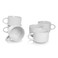 10 Strawberry Street Wazee Matte 47522 oz Oversized Mug Set of 6 White