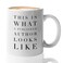 Bubble Hugs Writer Coffee Mug 11 oz This Is What A Published Author Looks Like Gifts For Authors Men Women Novelist Poet Script Editor Motivational White