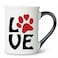 Cottage Creek Ceramic Dog Mom Coffee Mug 16oz Pawprint Dog Lover Gifts