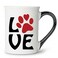 Cottage Creek Ceramic Dog Mom Coffee Mug 16oz Pawprint Dog Lover Gifts