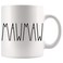 Moon9xx Mawmaw Coffee Mug Christmas Birthday Mothers DayFathers Day Gift for the Best Mawmaw Ever 11oz Family Cup
