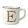 Miicol Ceramic Coffee Mug 16 oz Monogram Coffee Cup Golden Initial Tea Mug Personalized Tea Cup Unique Gift Large Mug for Home Office Letter E