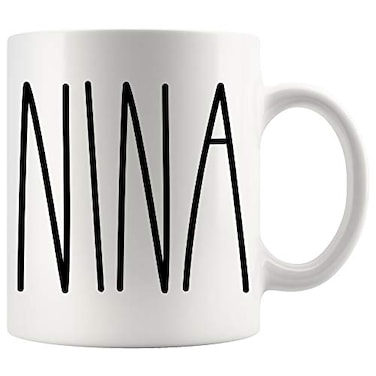 Moon9xx Nina Coffee Cup Gifts for Christmas Birthday Mothers DayFathers Day Family Coffee Mug 11oz