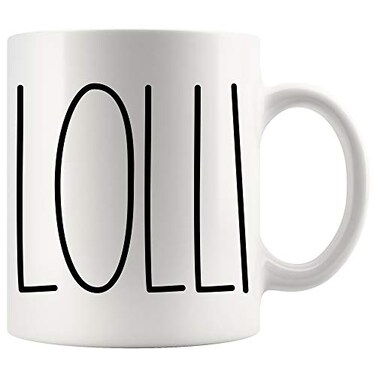 Moon9xx Lolli Mug Gift for Christmas Birthday Mothers DayFathers Day Family Coffee Cup for the Best Lolli Ever 11oz