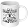 FUNNY KIDS' Funny Engineer Ceramic Coffee Mug Im a Mechanical Engineer not a Magician but I Can See Why You might be Confused Gag Gift for Friend Birthday Present for Woman Man Work Humor Tea Cup 11 o