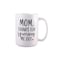 BLUE RIBBON Mothers Day Gifts Coffee Mug MOM Thanks For Squeezing Me Out Funny Coffee Mug in Decorative Gift Box with Foam Gifts for Moms 15 oz