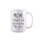 BLUE RIBBON Mothers Day Gifts Coffee Mug MOM Thanks For Squeezing Me Out Funny Coffee Mug in Decorative Gift Box with Foam Gifts for Moms 15 oz