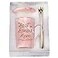 Toshiy Best Bonus Mom Ever Coffee Mug Birthday and Mothers Day Gift from Daughter Son Kids 14 Ounce Pink With Gift Box Spoon Coaster