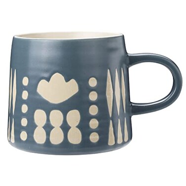 YouPeng Coffee Mug Large Coffee Mugs with Relief Design as Gifts Ceramic Coffee Cups with Handle for Men Women 14oz Coffee Mug Durable and Modern Green