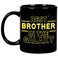 Fatbaby Best Brother in the Galaxy Coffee Mug Funny Fathers Day or Brothers Birthday Gift