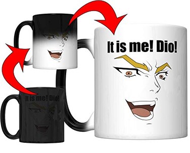 CJ Artisans It Is Me DIO Magic Color Changing Coffee Mug It Was Me DIO Jojos Bizarre Adventure