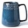 HYTYSKAR 24 OZ Extra Large Ceramic Coffee Mug Jumbo Coffee Mugs Big Tea Cups with a Large Handle for Office and Home Microwave and Dishwasher Safe 24 OZ Star Blue