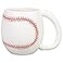 Ceramicfor Baseball Coffee Mug Novelty Christmas Gift for Men Women All Sport Lovers 14 oz White