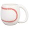Ceramicfor Baseball Coffee Mug Novelty Christmas Gift for Men Women All Sport Lovers 14 oz White