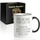 Fatbaby Funny Coffee Mug for DadFathers Day Christmas Birthday Gifts Mug for Dad from Daughter Sonfather Gifts Tea Cup 11OZ