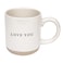 Sweet Water Decor Love You Stoneware Coffee Mugs 14Oz Cute Mugs for Hot Cold Drinks Dishwasher Microwave Safe Gift for Special Someone Ideal for Espresso Tea Lovers