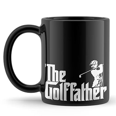 Shanker Golf Mug The Golf Father Funny Gift for Men Novelty Gag for Fathers Day Birthday Grandpa Joke Ceramic Coffee Mug