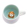 Jeuhoue Monkey Ceramic Cup Hidden 3D Animal Inside Mug12 oz Lovely Mug for Christmas Birthday Valentines Day Gifts Surprise Gifts for Friends and Families Monkey 12oz