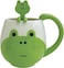 Amian Shop Funny Coffee Mug 15 oz Pig Coffee Mug with Spoon Funny Mug Novelty Cup Ceramic Mug Gift for Women Men Birthday Festival Christmas Frog