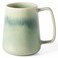 TaoTaojarvie 24 oz Oversized Heavyweight Ceramic Coffee Mug Handcrafted Reactive Glaze Stoneware Mug Prop 65 Certified Microwave Dishwasher Safe Unique Design for Coffee Lovers Gifting Green