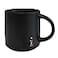 COLLECTIVE HOME Black Monogram Ceramic Mugs 15 oz Golden Initial Coffee Cups Elegant Alphabet Tea Mugs Personalized Halloween Mug with Gift Box Perfect for Office and Home Dcor i