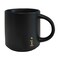 COLLECTIVE HOME Black Monogram Ceramic Mugs 15 oz Golden Initial Coffee Cups Elegant Alphabet Tea Mugs Personalized Halloween Mug with Gift Box Perfect for Office and Home Dcor i
