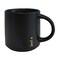 COLLECTIVE HOME Black Monogram Ceramic Mugs 15 oz Golden Initial Coffee Cups Elegant Alphabet Tea Mugs Personalized Halloween Mug with Gift Box Perfect for Office and Home Dcor i