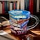 GAGABEN Painted Book Mug Cute Funny Mug for Women Who Love Books 11oz Coffee Cup for Readers Writers Librarians Painted Glass Mug