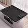 Danfoxer Couch Arm Tray with 360PhoneBamboo Folding Sofa TraySofa Armrest Trays ClipOn Couch Desk for DrinksSnacksPhoneRemote ControlBlack