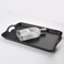 Armrouns Black Serving Trays with Handles 16 x 11 inch Rectangular Non Skid MultiPurpose Plastic OttomanTray for Restaurant Parties Coffee Table Kitchen