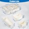 Bandesun Divided Serving Tray with Lid and Handle Clear Organizer for Candy Fruits Nuts Snacks Perfect for Party Entertaining Snackle Box Charcuterie Container for Portable Snack Platters