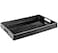Home Redefined Black Leather Serving Tray with Handles Glossy Faux Crocodile Print 175x12 Food Drinks Tray for Coffee Table Breakfast Dinner Bar Decorative Storage Tray for Ottoman Kitchen Bedroom Gif