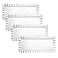 Party Essentials Disposable Hard Plastic Decorative Wavy Trays 14 X 6 Clear