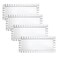 Party Essentials Disposable Hard Plastic Decorative Wavy Trays 14 X 6 Clear