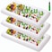 Moon Boat 3PCS Inflatable Serving Trays Salad Ice Bar Food Drink Containers BBQ Picnic Pool Party Supplies Buffet Luau Coolerwith a Drain Plug