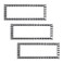 Party Essentials Disposable Hard Plastic Decorative Wavy Trays 14 X 6 WhiteSilver Edge