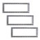 Party Essentials Disposable Hard Plastic Decorative Wavy Trays 14 X 6 WhiteSilver Edge